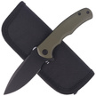 Nóż składany Civivi Mini Praxis Green G10, Black Stonewashed D2 (C18026C-1)