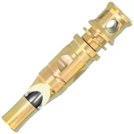 Bestech Gold Titanium Whistle with Chain (BM02C)