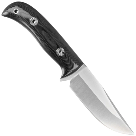 Muela Husky Black Micarta, Satin 14C28N (HUSKY-11M)