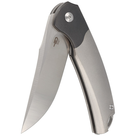 Bestech Supernova Grey Titanium/Black Zirconium, Satin M390 Knife (BT2111A)
