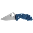 Spyderco Delica 4 Knife Cobalt Blue FRN, Satin CPM SPY27 by Sal Glesser (C11PCBL)
