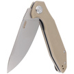 Kubey Nova LL KU117I Knife Tan G10, Bead Blasted D2