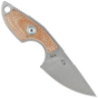 Nóż na szyję MKM Mikro 1 Natural Canvas Micarta, Stonewashed M390 by Jesper Voxnæs (MKMR01-NC)