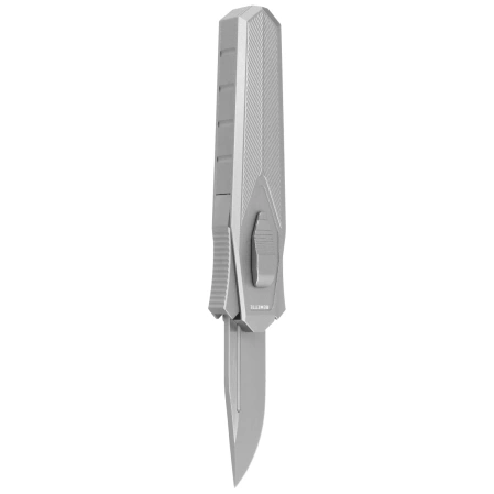 Remette RT-Swordfish CP Knife Gray Aluminum/Carbon Fiber, Ceramic Sandblasted S35VN (ZL103D1)