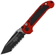 Microtech LUDT Gen III T/E Automatic Knife Red Aluminum, Black F/S M390MK by Tony Marfione (1136-3RD)