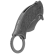 Nóż składany FOX Tribal K Karambit Black G10, Black Top Shield N690Co by Doug Marcaida (FX-802)