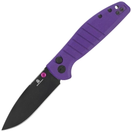 Nóż składany Bestechman Goodboy Jr. Purple G10, Black PVD D2 by Keanu Alfaro (BMK10G)