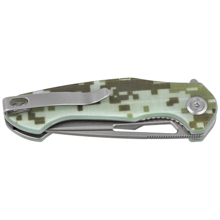 Kubey Dugu Knife Camo G10, Beadblasted 14C28N (KU210H)