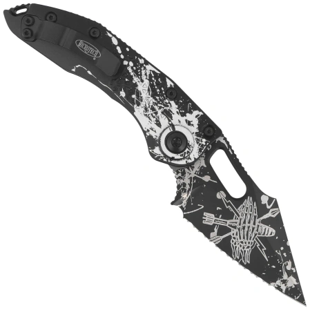 Nóż automatyczny Microtech Stitch-A S/E Battle Ready Aluminium, Battle Ready F/S M390MK by Borka Blades and Tony Marfione (169-3BYRND)