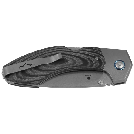 Nóż składany MKM Hero Black SureTouch, Stonewashed M390 by Tommaso Rumici (MK HR-STT)