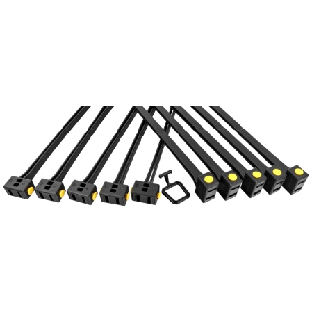 ASP Tri-Fold Restraints Black 10-Pak, Safety handcuffs (56197)