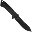Spartan Blades Harsey Nessmuk Black Polymer, Black Powder 1095 Cro-Van by William W. Harsey Jr. (SBSL005BK)