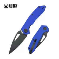 Nóż składany Kubey Coeus KU122Y Blue G10, Blackwashed 14C28N