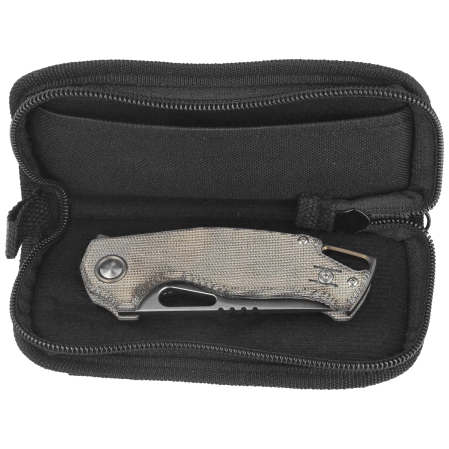 Nóż składany MKM Vincent Green Canvas Micarta, Stonewashed MagnaCut by Jesper Voxnaesi (MK VCM-GC)