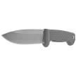 Demko FreeReign Drop Point Knife Grey Rubberized, Satin AUS10A by Andrew Demko (FR-10A-GREY)