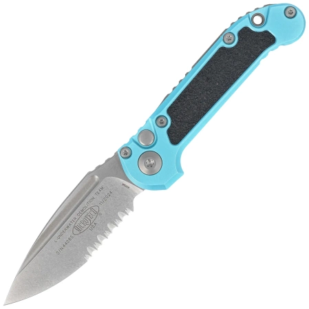 Nóż automatyczny Microtech LUDT Gen III S/E Turquoise Aluminium, Stonewashed P/S M390MK by Tony Marfione (1135-11TQ)