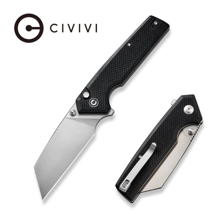 Civivi Knife Amirite Black G10, Satin Nitro-V (C23028-2)