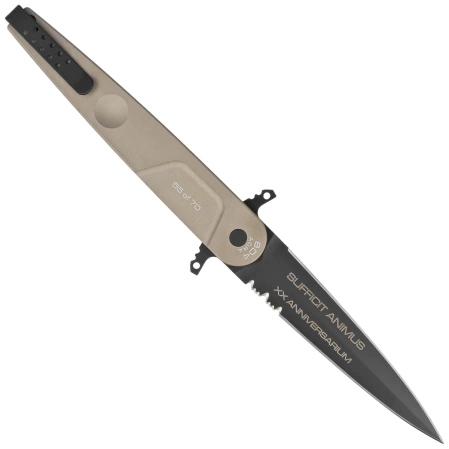Extrema Ratio BD4 Adra Contractor LE No 55/70 Tactical Mud Aluminium, Black N690 knife (04.1000.0498/TM)