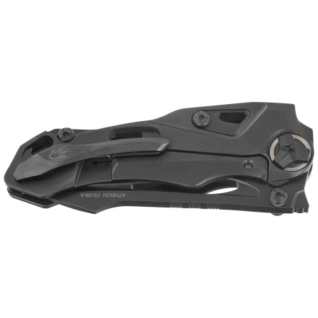 Nóż składany RikeKnife Athron A Black DLC Titanium, Black DLC M390 (RK-Athron A-B)
