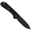 CIVIVI Knife Elementum Flipper Ebony Wood, Black Stonewashed (C907W)