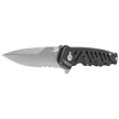 Extrema Ratio Caimano Nero N.A. Black Aluminum Knife, Satin N690 (04.1000.0166/SAT/BLK)
