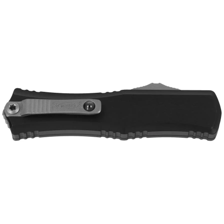 Microtech Hera II Mini Bayonet OTF Knife Black Aluminium, Stonewashed M390MK by Tony and Sean Marfione (1701M-10)