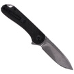 CIVIVI Knife Elementum Flipper Twill Carbon Fiber / Black G10, Damascus (C907DS)