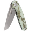 Nóż składany Kubey Carve Digital Camo G10, Beadblasted AUS-10 (KB237H)