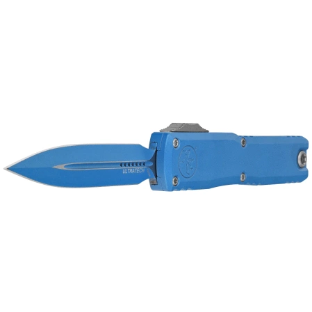 Microtech Ultratech Gen III ZBP D/E Cerakote Blue Aluminium, Cerakote Blue M390MK by Tony Marfione (1122-1BL-C1Z13)