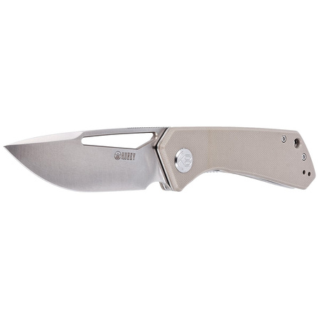 Nóż składany Kubey Thalia Tan G10, Satin D2 (KU331F)