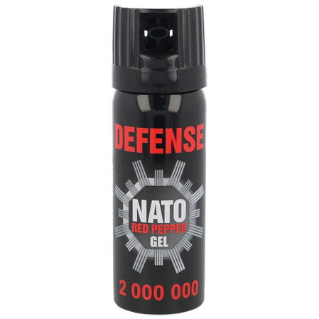 Sharg Nato Defense Gel 2mln Cone 50ml Pepper Spray Kit and Decontamination Wip