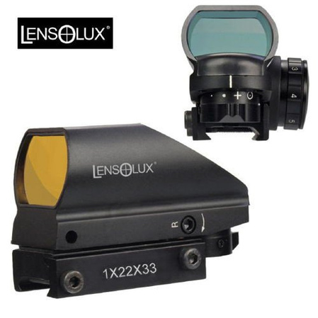 Lensolux Red Dot semi-open collimator LO-1x22x33 mount (19838)