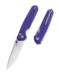 Nóż składany Bestechman Velix Purple G10, Satin/Stonewashed 14C28N by Ostap Hel (BMK07C)