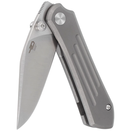 Nóż składany Bestech Icarus Dark Stonewashed Titanium, Satin M390 by Nick Rogers (BT2302C)