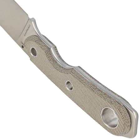 Viper Basic 3 Green Canvas Micarta, Satin MagnaCut by Tommaso Rumici Knife (VT4034CG)