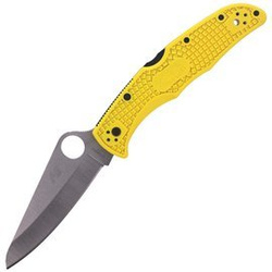 Spyderco Pacific Salt 2 FRN Yellow Plain (C91PYL2)