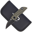 Bestech 2500 Delta Knife Bronze Titanium, Black Stonewashed CPM S35VN by Poltergeist Works (BT2006D)