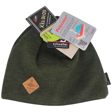 Kama Gore-Tex Merino Wool Cap, Dark Green (LG12-106)