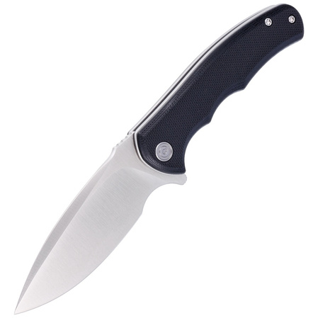 Civivi Mini Praxis Knife Black G10, Satin D2 (C18026C-2)