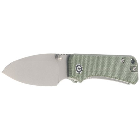 Nóż składany CIVIVI Baby Banter Green Micarta, Gray Stonewashed by Ben Petersen (C19068SB-1)