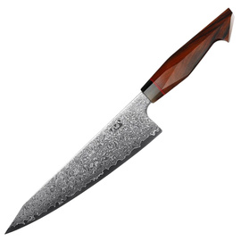 Xin Cutlery XinCraft 9'' Japan Chef Knife, Buffalo Horn/Rosewood/G10, 67-Layer Mirror-Polished Damascus (XC116)