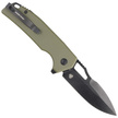 Nóż składany Kubey Knife RDF Green G10, Blackwash AUS-10 by HYDRA Design (KU316B)