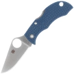 Spyderco Manbug Knife Cobalt Blue FRN, Satin CPM SPY27 by Sal Glesser (MPCBL)