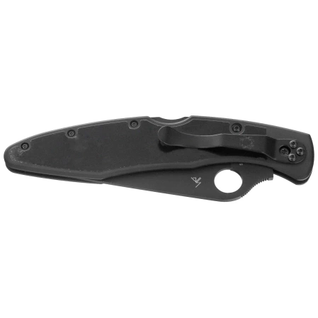 Nóż składany Spyderco Police Knife Black TiCN Stainless Steel, Black TiCN VG-10 by Sal Glesser (C07BKP)