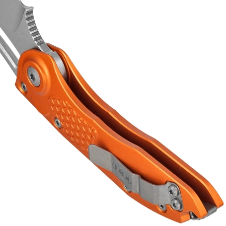 Nóż automatyczny Microtech Stitch-A S/E Orange Aluminium, Stonewashed M390MK by Borka Blades and Tony Marfione (169-10OR)
