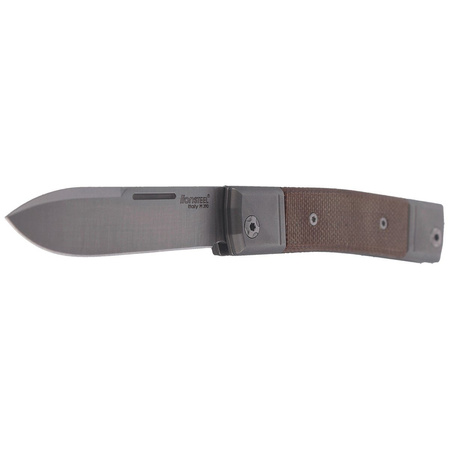 Nóż składany LionSteel bestMAN Natural Micarta, Drop Blade (BM2 CVN)