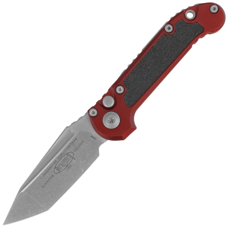 Nóż automatyczny Microtech LUDT Gen III T/E Merlot Aluminium, Apocalyptic M390MK by Tony Marfione (1136-10APMR)