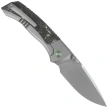Nóż składany Remette RT-Steed Gray Titanium/Black-Green Carbon Fiber, Pearlescent M390 (RTWS-TY)