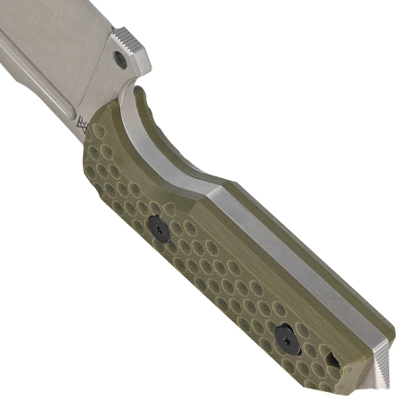 Nóż Midgards Messer Big Beowulf Olive G10, Satin 14C28N (MM005)