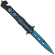 Nóż składany ratowniczy Decor Habitat Third Black/Blue Aluminium, Blue P/S 420 (TH-H0815A)